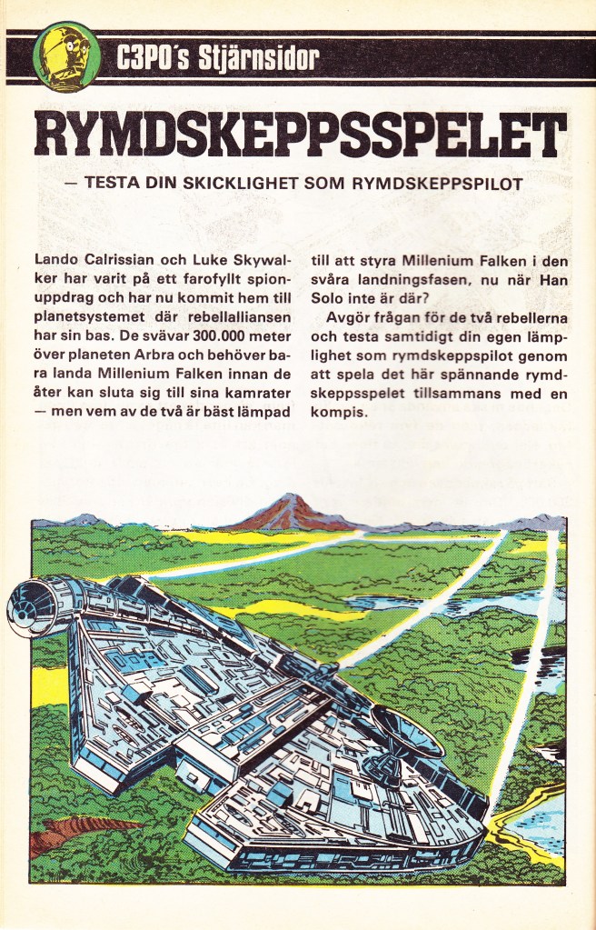 C-3P0's Stjärnsidor - Rymdskeppsspelet