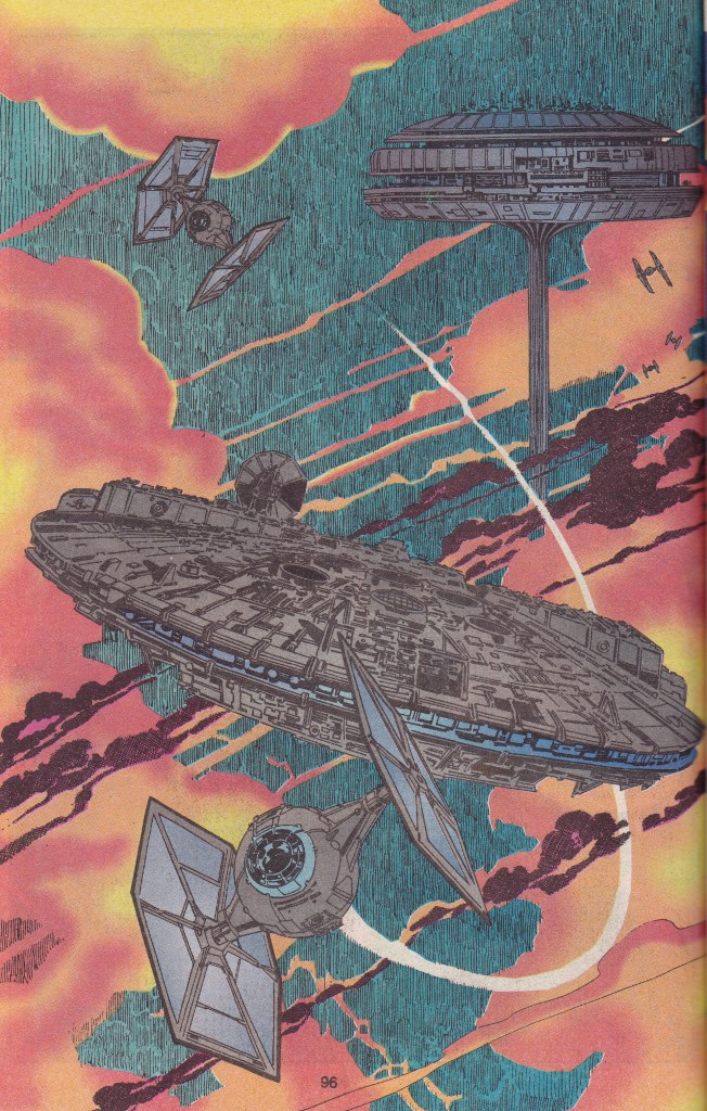 Nyinsatt helsida - Falken flyr från Bespin