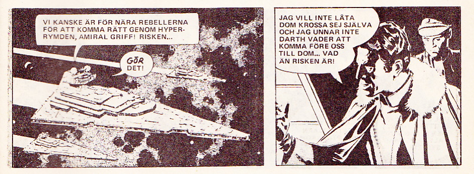 Amiral Griff kommenderar sin Star Destroyerflotta